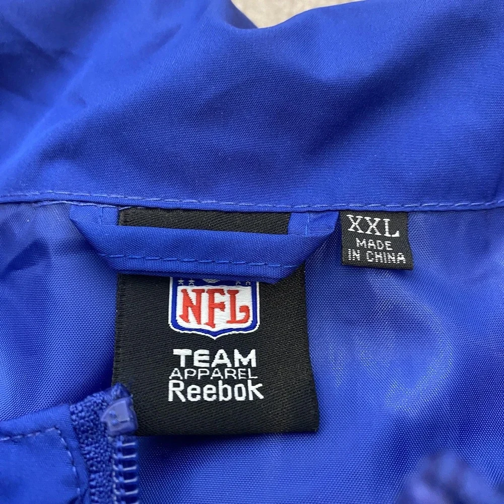 VTG Indianapolis Colts Jacket Mens 2XL NFL Football Reebok Y2K‎  Zip Windbreaker